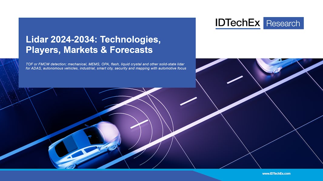 2024-2034年激光雷达：技术、参与者、市场 & 预测