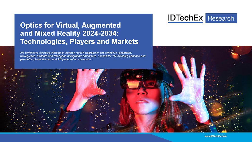 VR/AR/MRの光学系技術 2024-2034年: テクノロジー、有力企業、市場