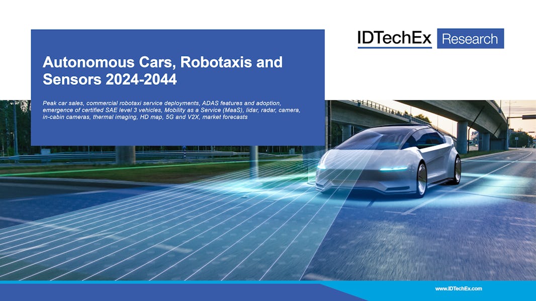 Autonomous Cars, Robotaxis and Sensors 2024-2044