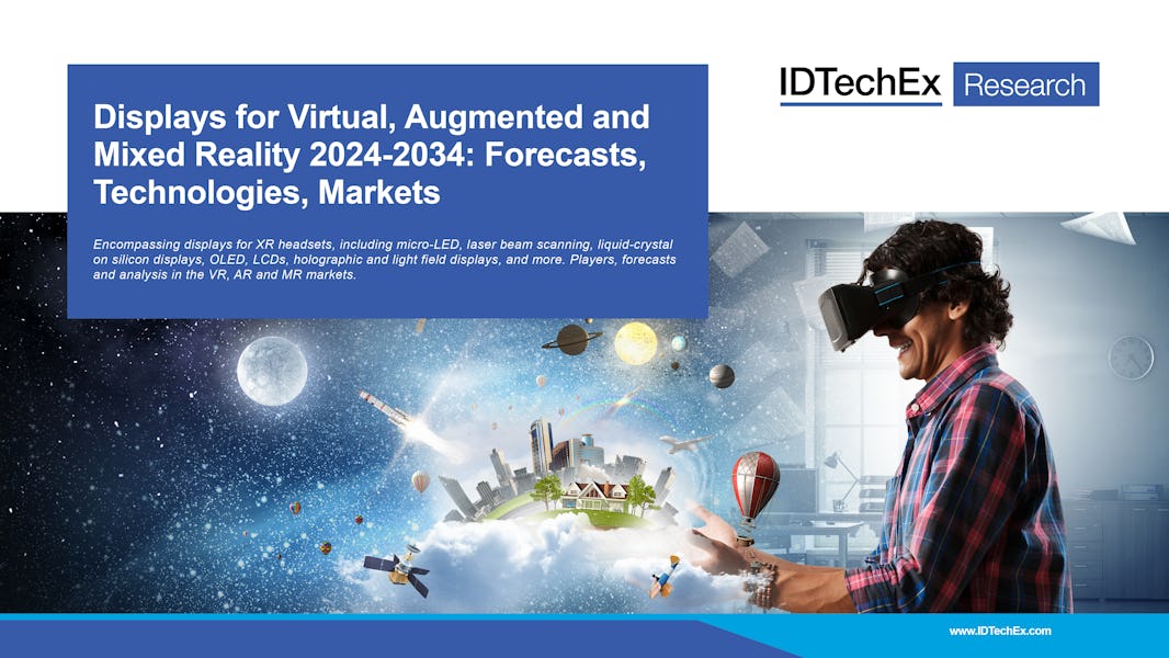 虚拟、增强和混合现实显示器 2024-2034：预测、技术、市场