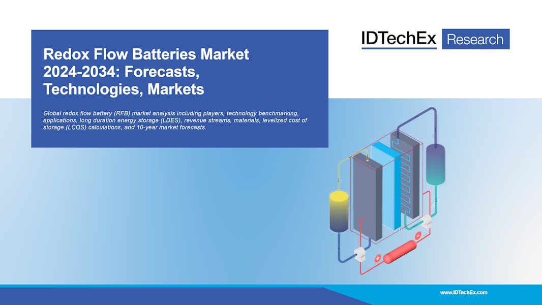 Redox Flow Batteries Market 2024-2034: Forecasts, Technologies, Markets