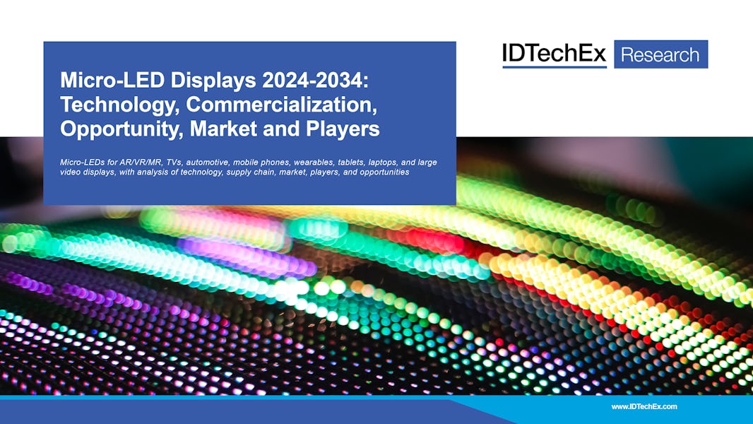 Mikro-LED-Displays 2024-2034: Technologie, Kommerzialisierung, Chancen, Markt und Akteure