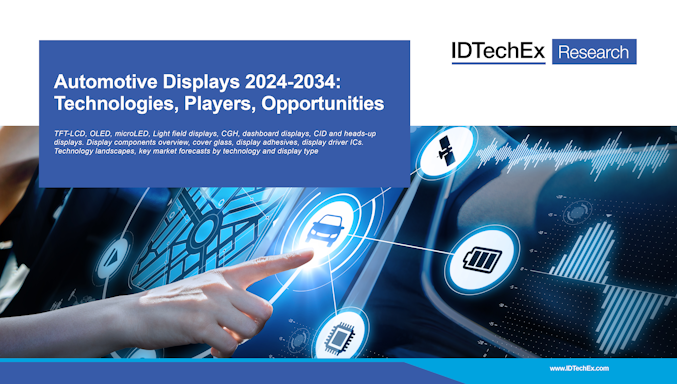 車載ディスプレイ 2024-2034年: 技術、有力企業、ビジネスチャンス