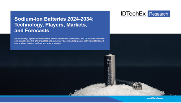 钠离子电池 2024-2034：技术、参与者、市场和预测