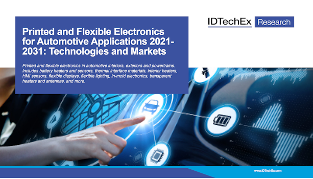 汽车应用的印刷柔性电子组件 2021-2031：技术和市场