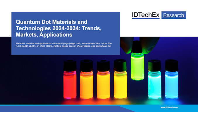 Quantum Dot Materials and Technologies 2024-2034: Trends, Markets, Applications