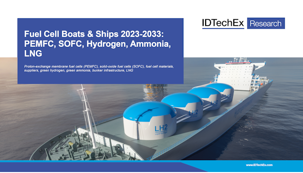 Fuel Cell Boats & Ships 2023-2033: PEMFC, SOFC, Hydrogen, Ammonia, LNG