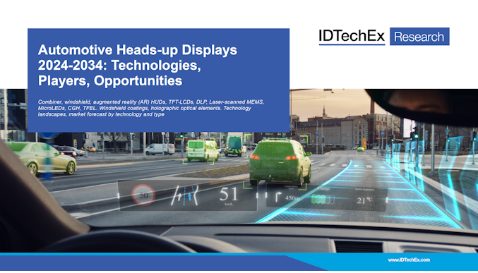Automotive Heads-up Displays 2024-2034: Technologies, Players, Opportunities