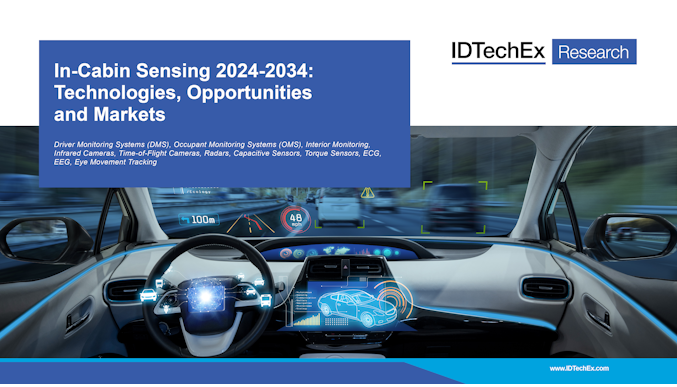 车内传感 2024-2034：技术、机遇和市场