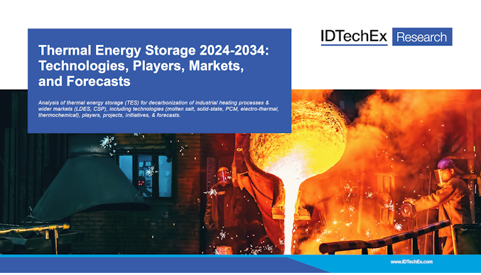 熱エネルギー貯蔵 2024-2034年：技術、有力企業、市場、予測