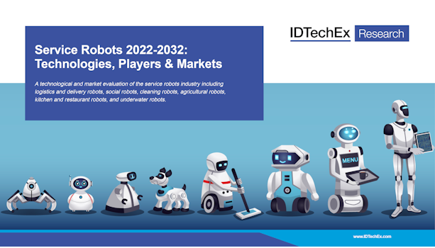 Robots de service 2022-2032 : Technologies, acteurs et marchés
