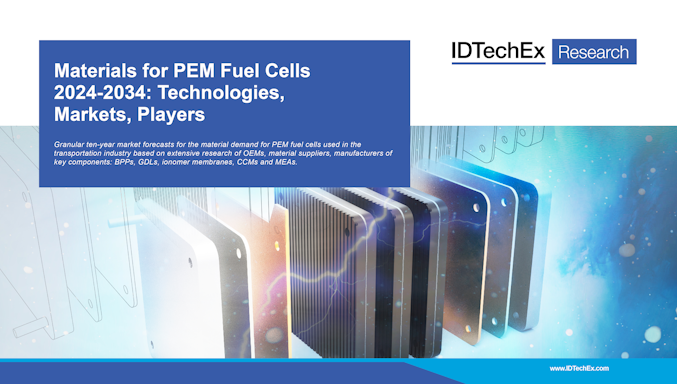 PEM 燃料电池材料 2024-2034：技术、市场、参与者