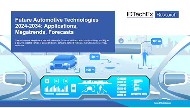 Zukünftige Automobiltechnologien 2024-2034: Anwendungen, Megatrends, Prognosen