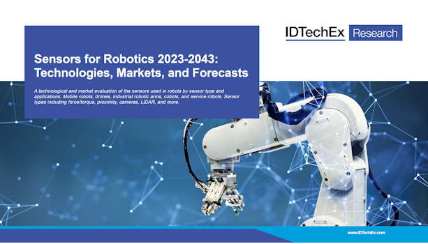 Sensoren für die Robotik 2023-2043: Technologien, Märkte und Prognosen