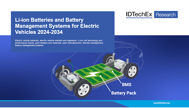 Li-Ionen-Akkus und Batteriemanagementsysteme für Elektrofahrzeuge 2024-2034