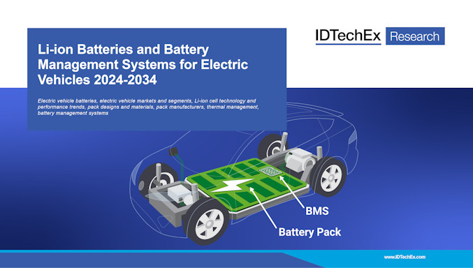 電気自動車用リチウムイオン電池とバッテリーマネジメントシステム 2024-2034年