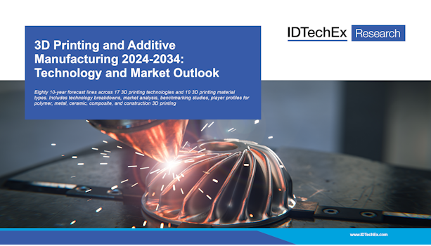 3D Printing and Additive Manufacturing 2024-2034: Technology and Market Outlook